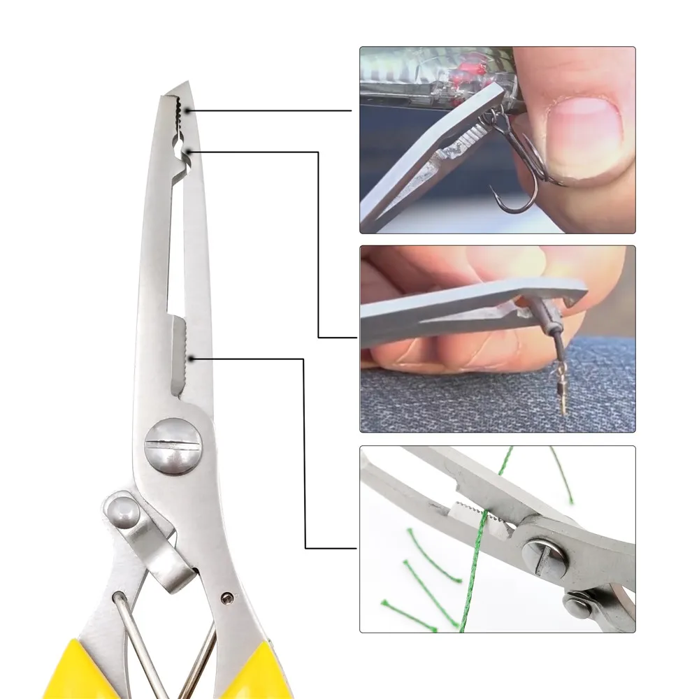 JSHANMEI рыболовные плоскогубцы из нержавеющей стали разделительные резаки рыболовные крючки для удаления рыболовных принадлежностей