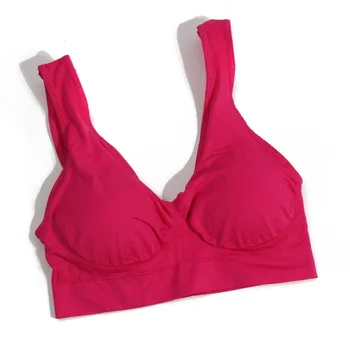 

Plus Size Women Breathable Casual Seamless Bra Comfortable Wireless Brassiere Girl Bodybuilding Crop Top Fitness BH mujer sosten