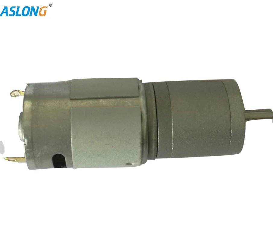 

JGA 25-385 12V High Torque Low Speed Reducer Dc Motor With Metal Gear Box 385 dc motor with gear box center output shaft motor