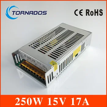 

S-250-15 250W 15V 17A Transformer LED Switching Power Supply 110V 220V AC to DC 15V output