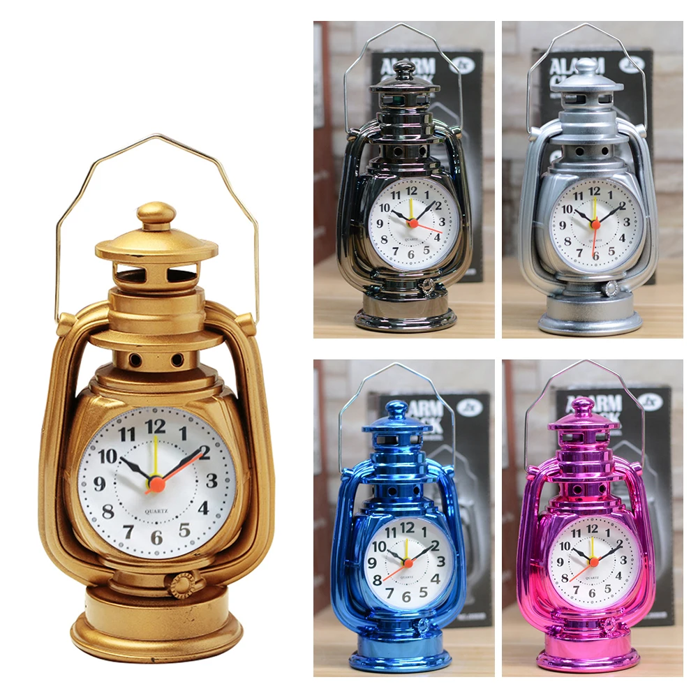 

Whole Sale Mini Retro Round Alarm Clock Desktop Table Bedside Clocks Adults Travel Clock Home Decor Accessories Drop Shipping