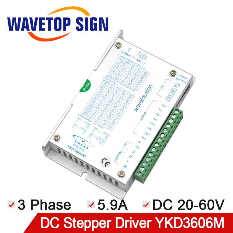 

Yako Stepper Motor Driver YKD3606M 20-60VDC