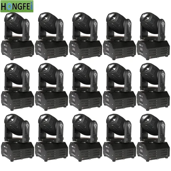 

15pcs/lot 10w mini beam moving head light rgbw 4in1 dmx512 mini beam light Professional stage lighting equipment