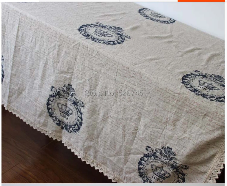 Por Outdoor Furniture Covers Round Free Shipping Cotton Square Tablecloth Household Cloth Retro Furniture Cover Home Textile China