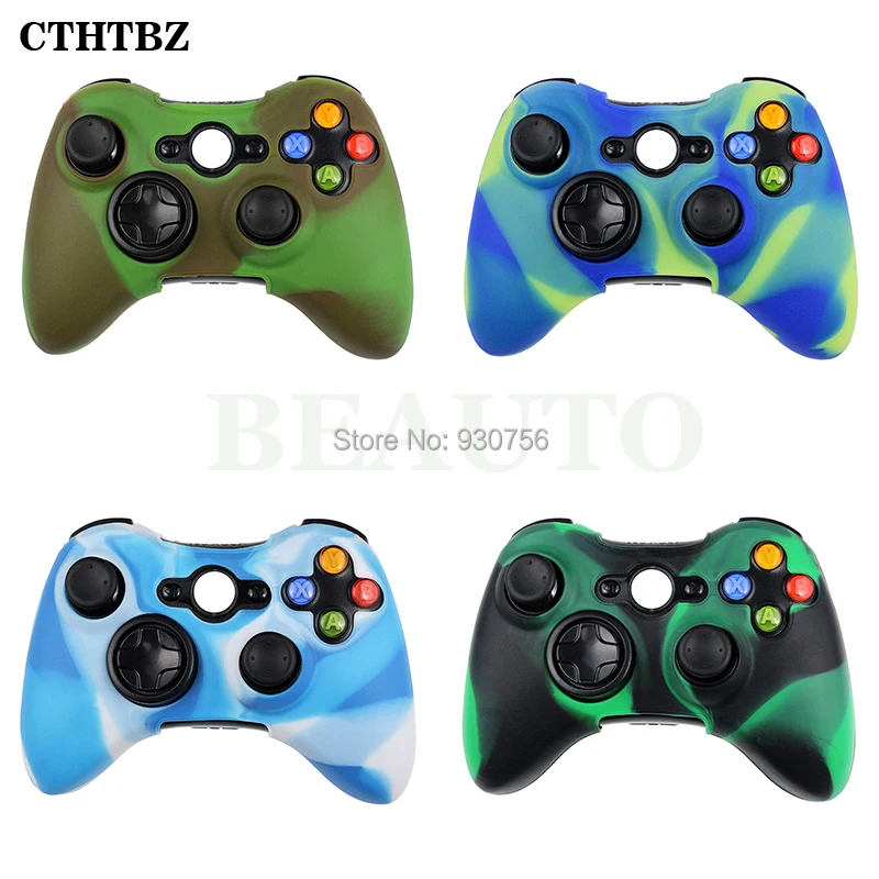 

Camouflage Soft Silicone Skin Case Cover for Xbox 360 Controller