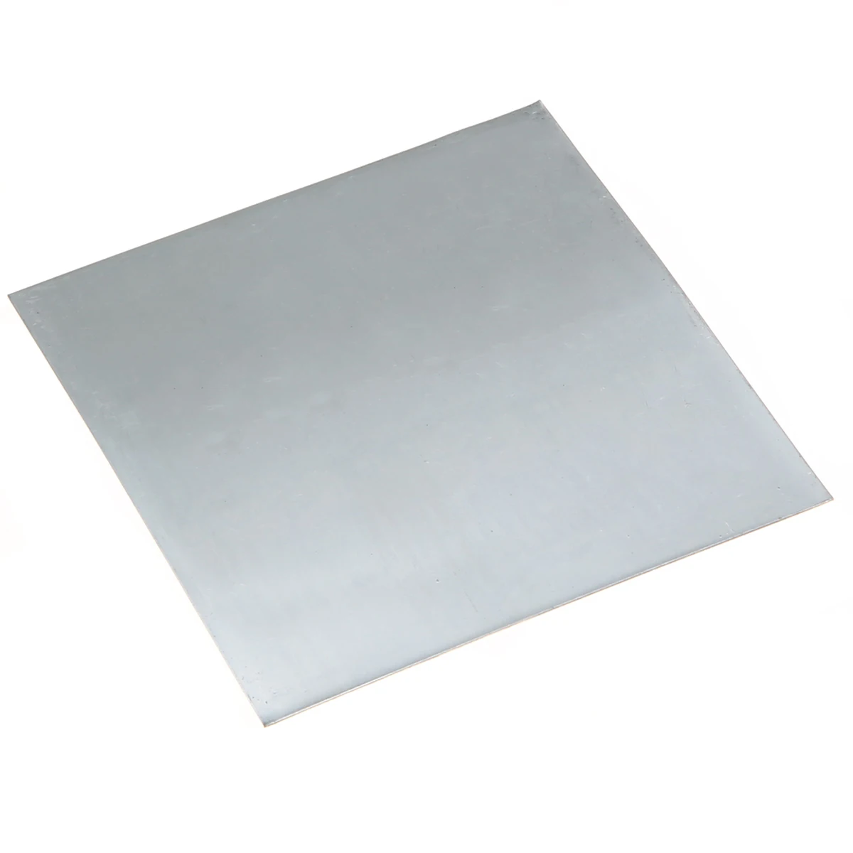 1pc 0.2mm Thickness 99.9% Pure Zinc Zn Sheet Plate 100mmx100mm For Science Lab Accessories