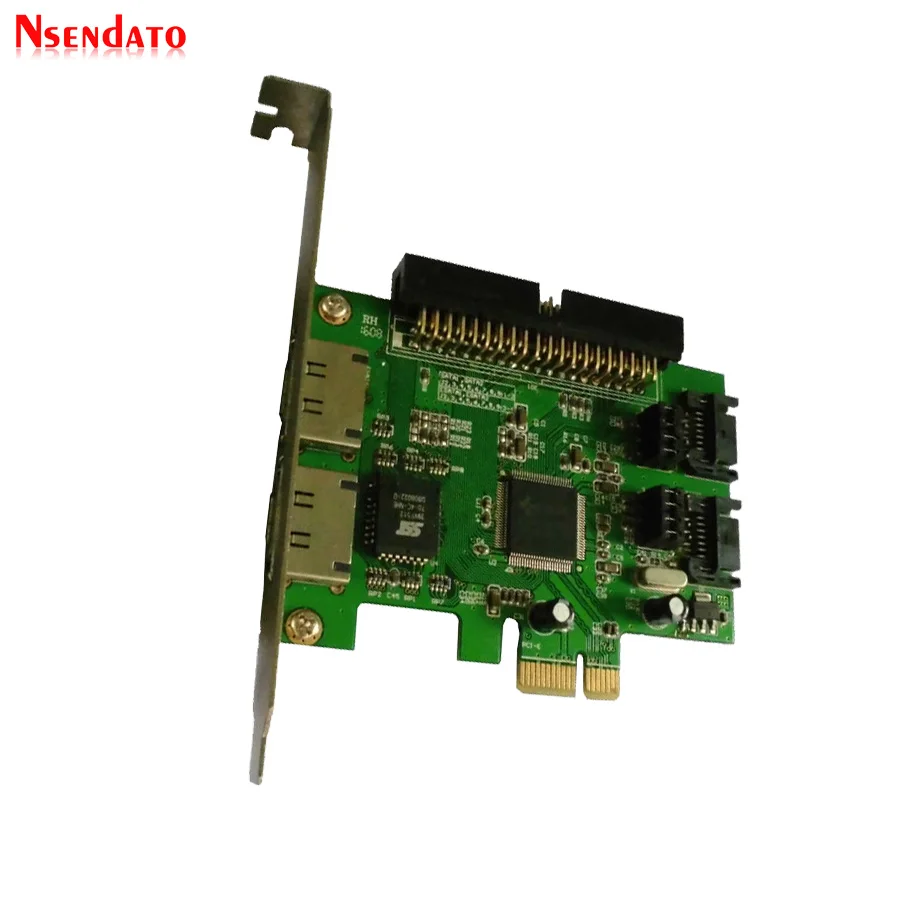 JMB363 2 порта PCI-E SATA II 2,0 RAID и 1 IDE 3," для PCI Express адаптер конвертер карта Expresscard