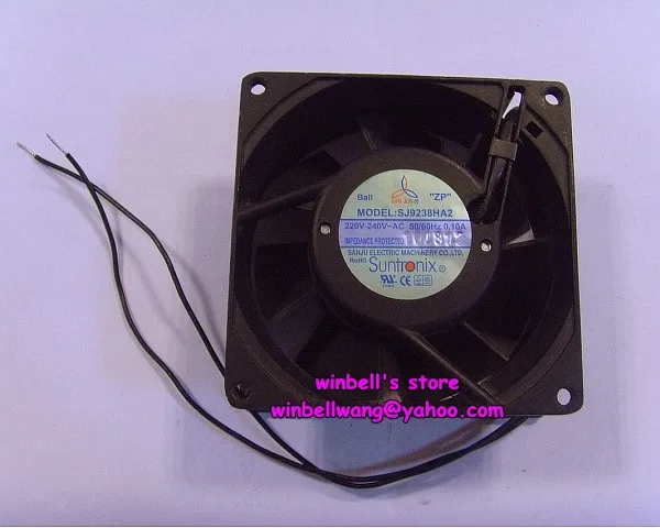 И тайваньский Suntronix 9238 9 см вентилятор охлаждения SJ9238HA2 220 V 0.10A