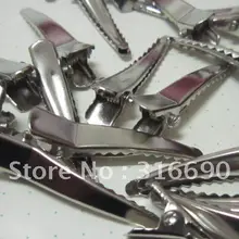 35 мм серебряные заколки для волос с зубами для украшения своими руками 100 шт/партия