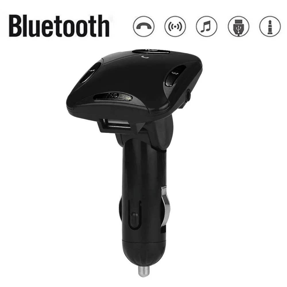 Бесплатная доставка Новый черный Bluetooth lcd автомобильный комплект MP3 плеер fm
