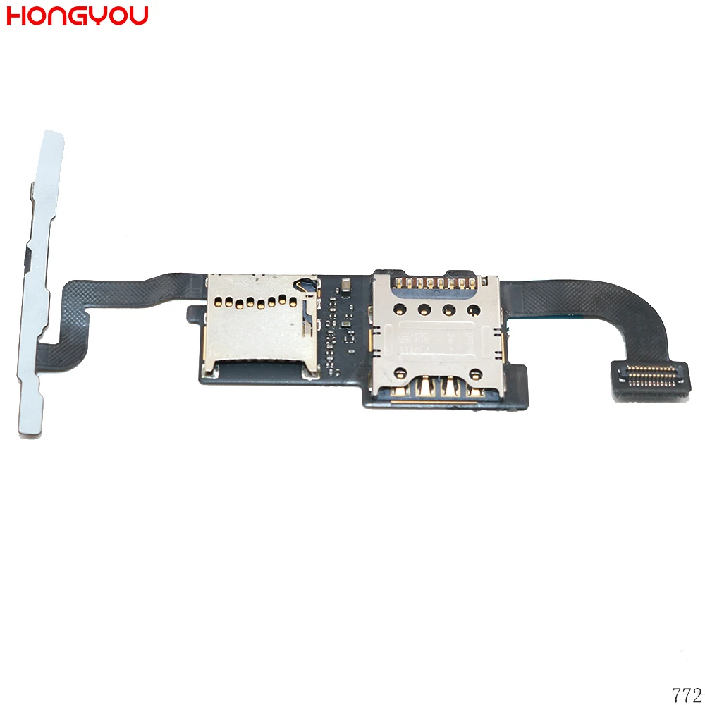 

SD/TF Card & SIM Card Reader Holder Tray Slot Socket Power Button Switch & Volume Button On / Off Flex Cable For Huawei Honor 3