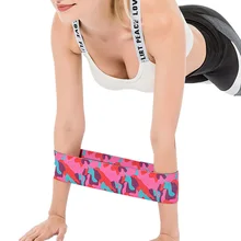 Новые эластичные резинки на бедрах с противоскользящим ремешком для дома фитнес-Йога Спорт LMH66