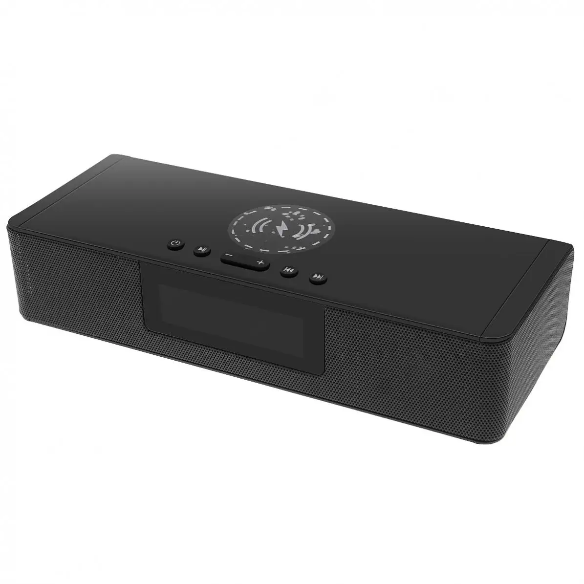 BS 39A Встроенный микрофон Bluetooth Soundbar Speaker с беспроводной зарядкой QI и светодиодным