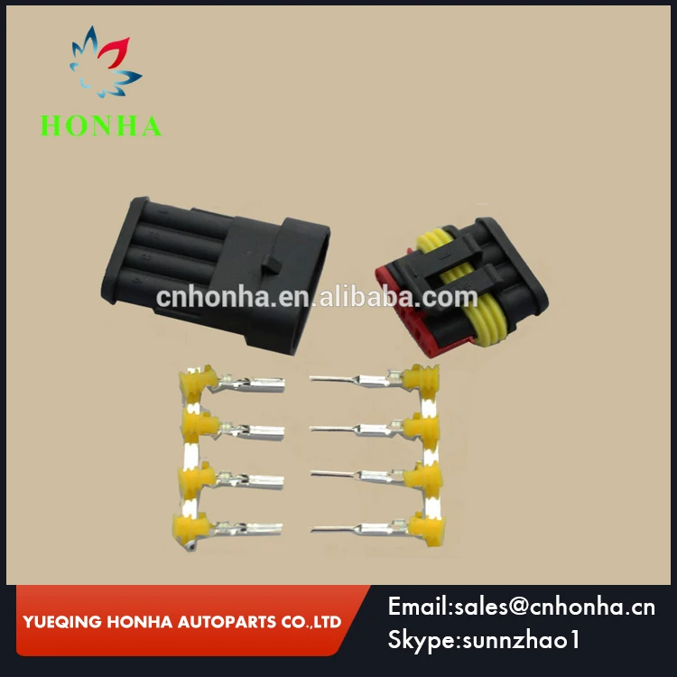 4 Spille 1.5 Serie Dj7041-1.5-11/21 Impermeabile Cavo Elettrico Automobile Connettori Per Tyco Amp