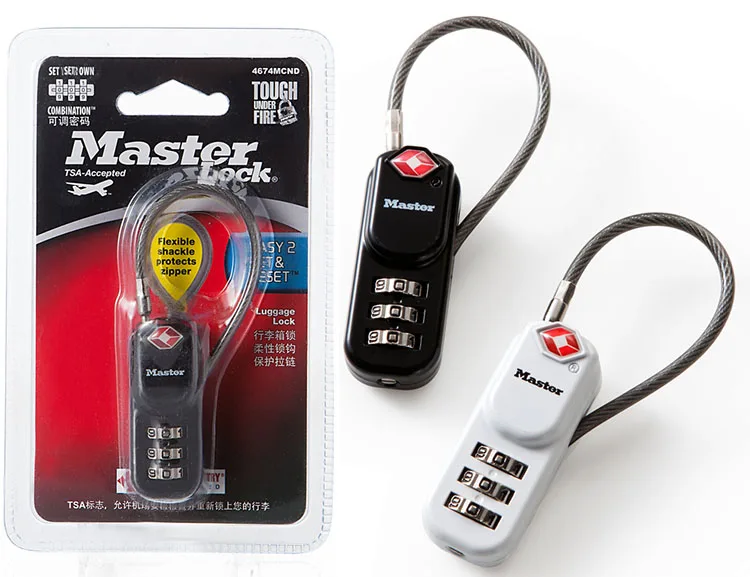 TSA Luggage Strap Locks Digit Plastic Alloy Password Customs Luggage Padlocks Combination Suitcase Padlock Travel Lock (4)