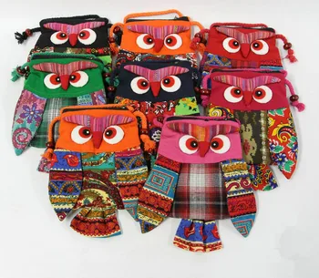 

Fashion Children Gifts Appliques Small Backpacks!Cute Owl Appliques Girls Shopping Backrack Preppy Style Child Bohemian Backpack