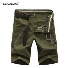 SEAUSLIM летняя повседневная одежда камуфляжные мужские тактические Карго короткие брюки военный стиль армия армейские мужские шорты LQ-SSDX-02