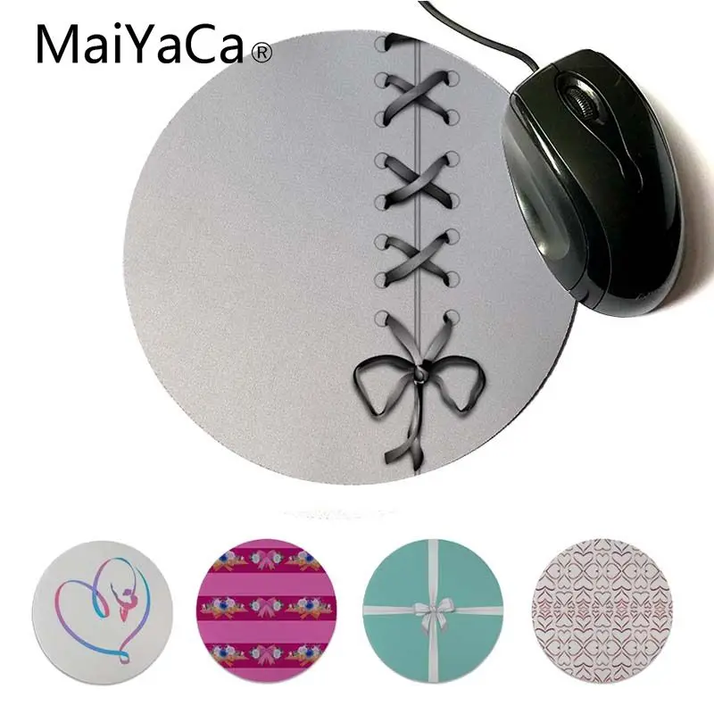 

MaiYaCa New Designs Laced Gray Ribbon On White Beautiful Anime Mouse Mat Computer Notbook Mousepad Gaming Mouse Pad