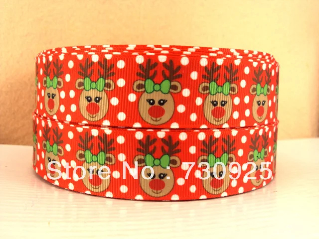 

(5yds per roll) 5Y7105 david ribbon 1 '' grosgrain ribbon printed ribbon tape