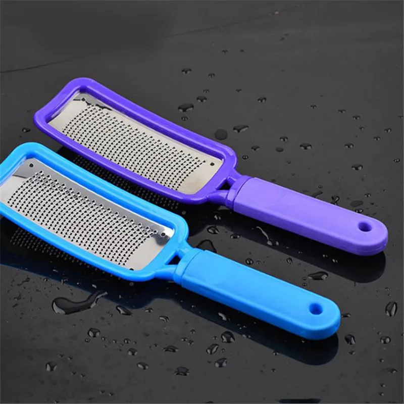 

1PC Luxury Stainless Steel Foot Scrub Manicure Nail Tools Foot File Heel File Grater For The Feet Foot Pedicure Rasp Remover