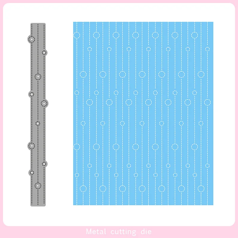 

Metal Cutting Dies Dotted Background Lace Die Scrapbooking Embossing Paper Craft Album Cards Punch Art cutter die 2019