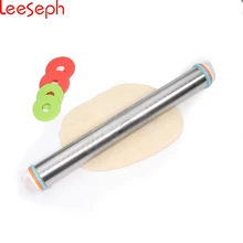 Edelstahl Nudelholz-Professionelle Backen-4 Einstellbare Discs-Französisch Stil-Nicht-stick-Abnehmbare ringe