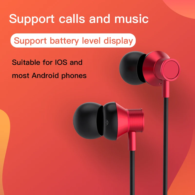 НОСО Спорт Bluetooth наушники Беспроводной С микрофоном Стерео объемного бас для iphone