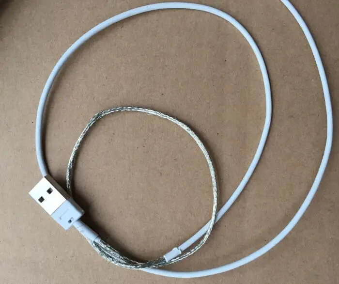 10 шт. OD: 3,0 мм 2 м/6 футов USB синхронизация данных зарядное устройство качественный кабель с металлической оплеткой для i 5 6 6S 7 8 plus X в розничной упаковке
