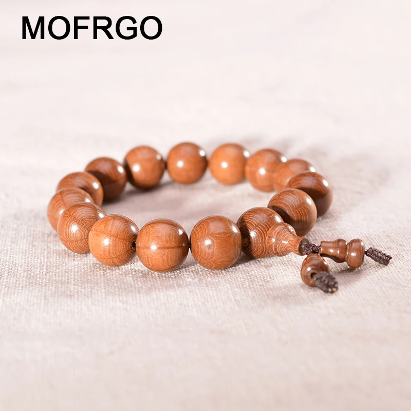 

Natural Spider Pattern Yoga Energy Wood Beads Bracelets Buddhist Rosary Healing Protection Elastic Prayer Bracelet for Men Women