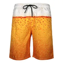 SAGACE, мужские пляжные шорты с 3d рисунком, мужские летние шорты для плавания, повседневные спортивные пляжные шорты с рисунком, мужские пляжные шорты с принтом, Мужская одежда для плавания