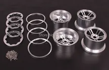 5B CNC Metal Wheel Set TS H85129 for baja parts sliver and orange choose with free