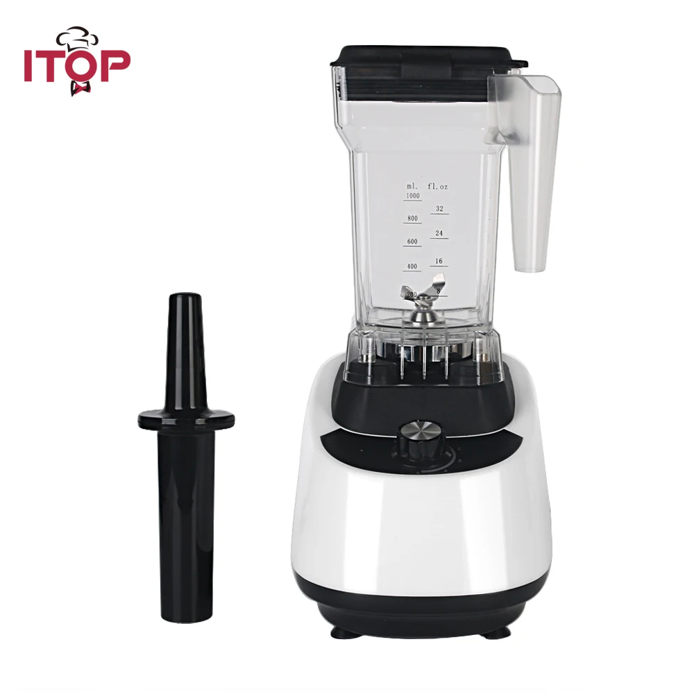 

ITOP Commercial Blender Juicers Ice Crushers High Speed Ice Smoothies Maker Blender Heavy Duty Machine Food Mixers 110V/220V