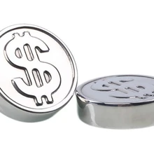 Охладители вина из нержавеющей стали в форме монеты кубик льда камень для охлаждения виски охладитель охлаждения многоразовый физический замороженный и никогда не разбавляющий 4 PS