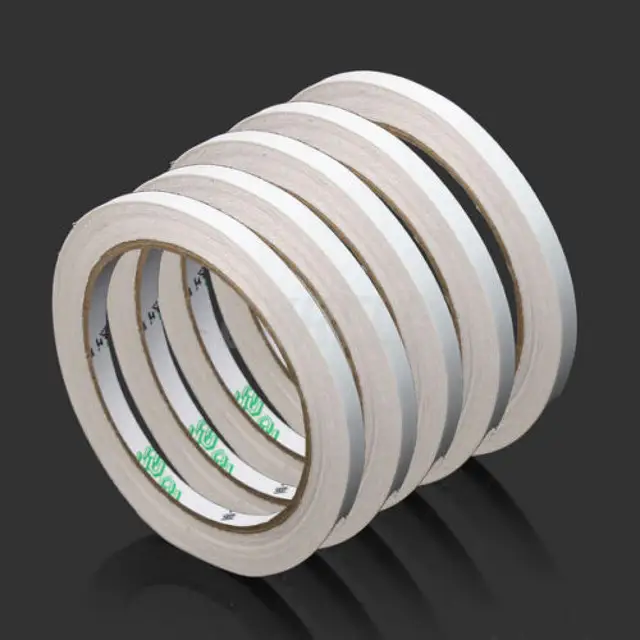 5 Rolls/lot Strong Adhesive Double Sided Tape Sticker Powerful Doubles Faced Adhesive 6mmx9m For