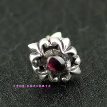 925 Чистое серебро, серьги-гвоздики с вырезами и крестом