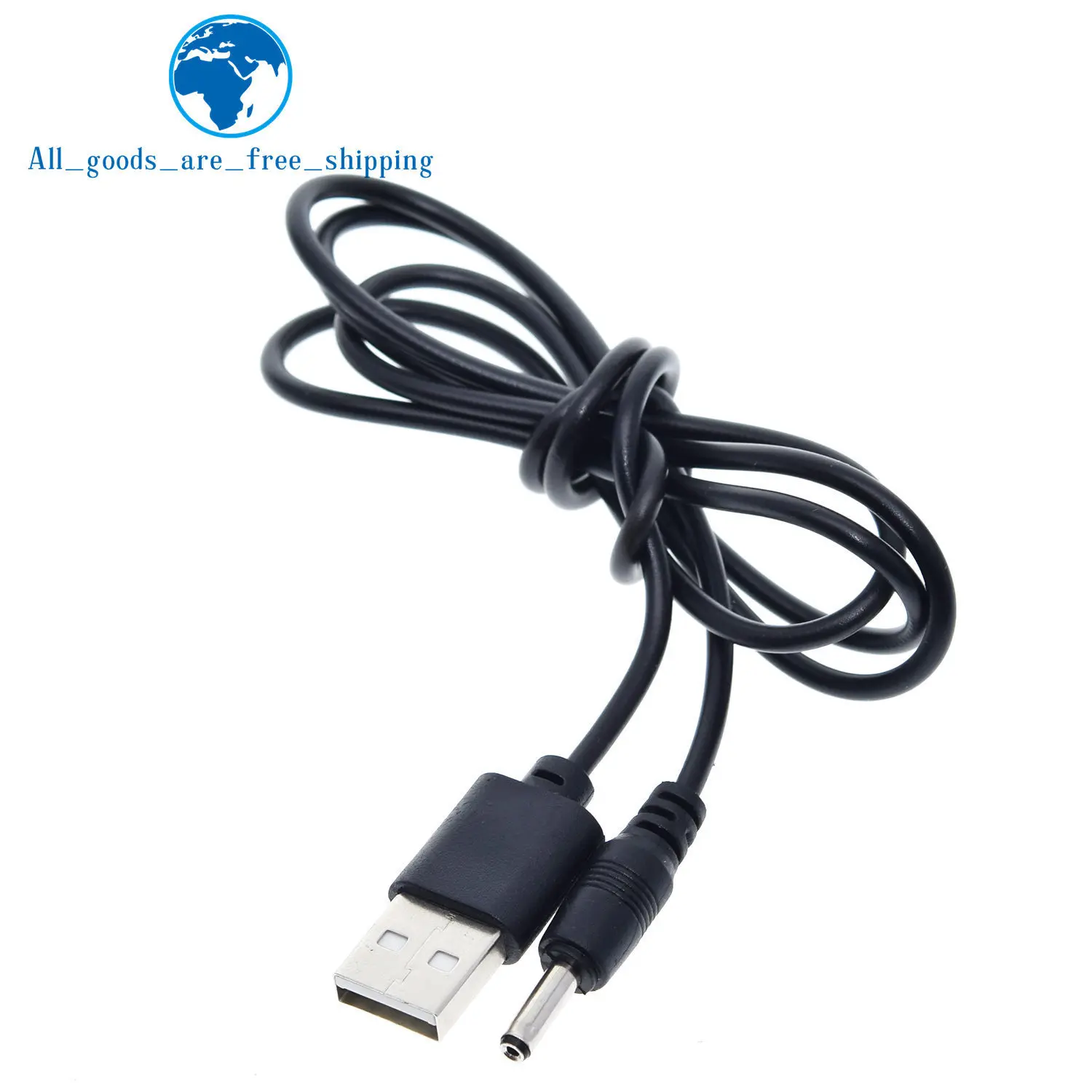 USB порт 2,0*0,6 мм 2,5*0,7 мм 3,5*1,35 мм 4,0*1,7 мм 5,5*2,1 мм 5 В DC баррель Jack разъем питания кабель 1 м