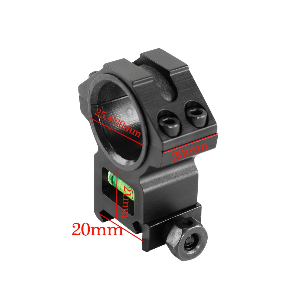 

SPINA OPTICS Tactical Scope Ring 25.4/30mm Riflescope Mount With Bubble Level Scope Mount for Hunting