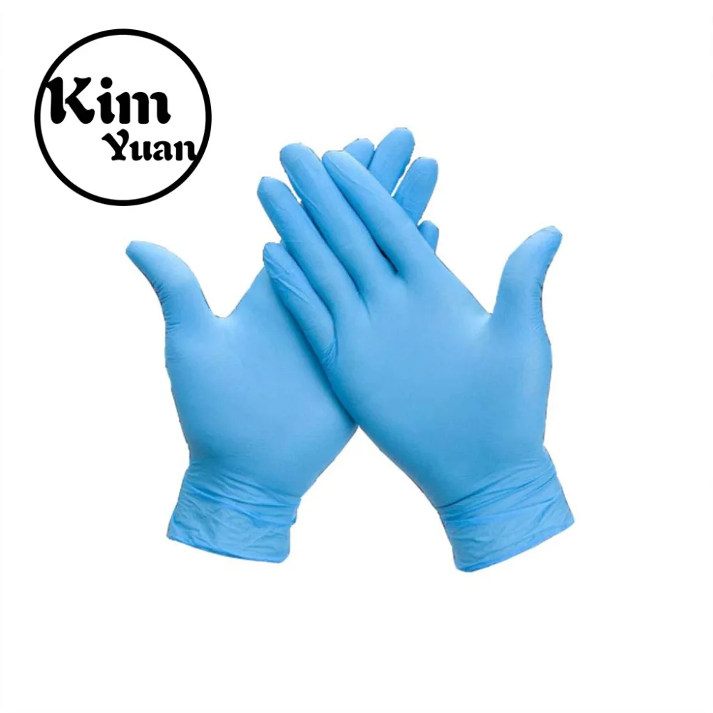 

KIM YUAN Disposable Gloves Medical Examination Nitrile Gloves Food Grade Imported Ding Qing Gloves(10 PAIR)