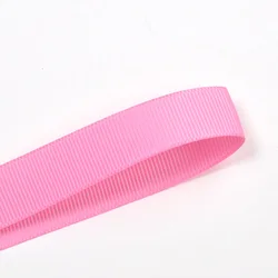 Elegant Grosgrain Ribbon Collection - Black, White, Silver, Red - Perfect for DIY Decorations and Wedding Parties, 100 Yards (Geranium pink 155)
