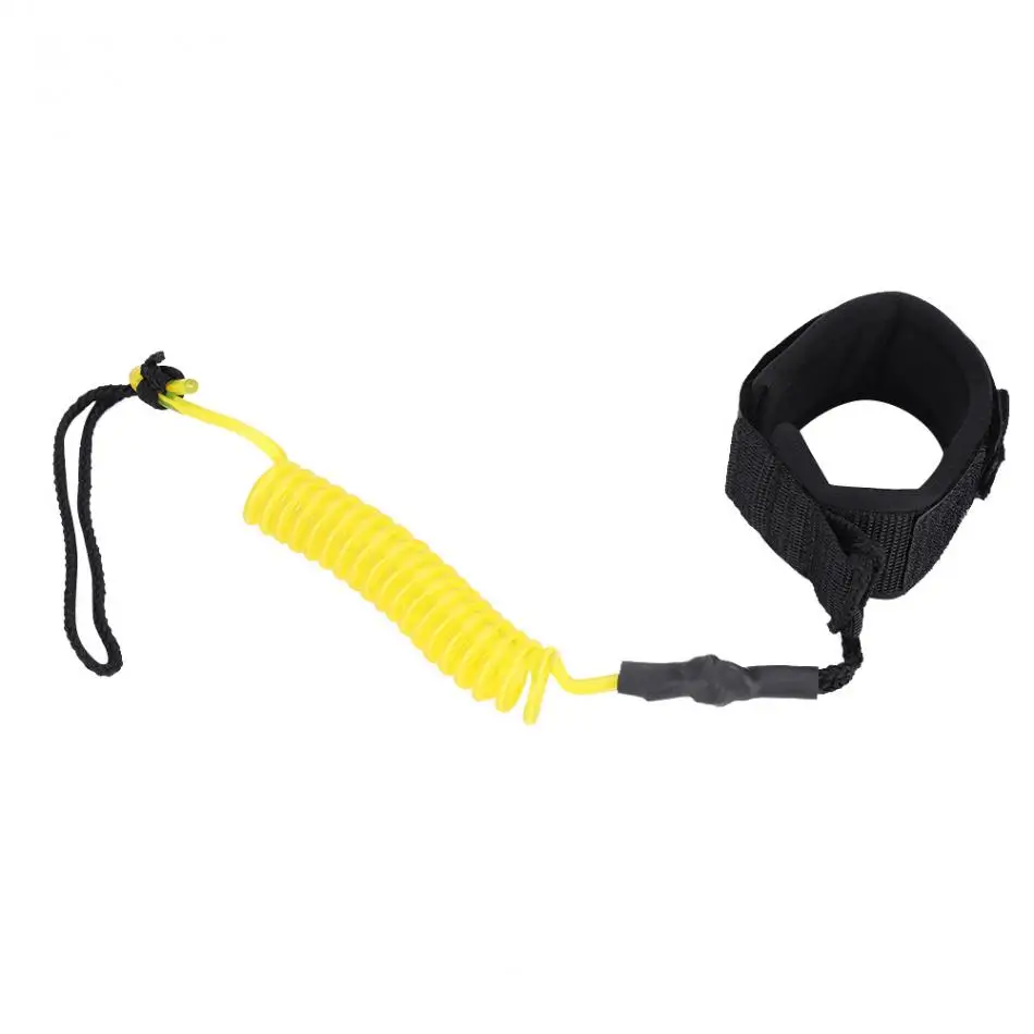 Stand Up Paddle Board 5mm Coiled Spring Leg Foot Rope Surfing Leash for Surfboard