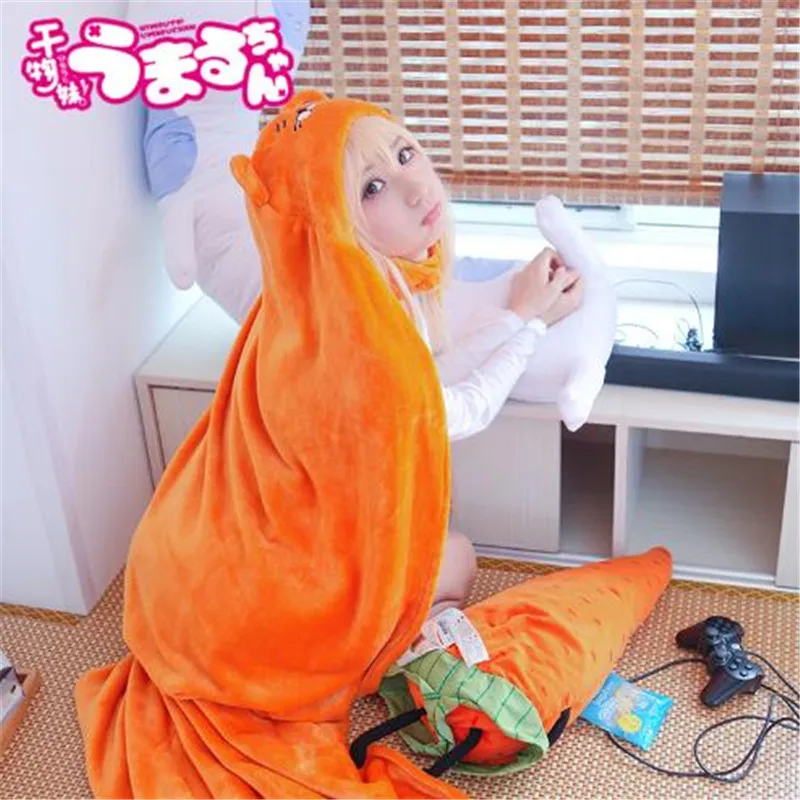 

Umaru Chan Anime Cosplay Costume Himouto Umaru Chan Cloak Doma Umaru Soft Hoodie Cape Party Halloween Costume For Women new