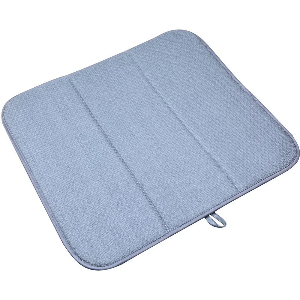 Handmade Drying Mat Dish Cleaning Help Absorbent Microfiber Washable