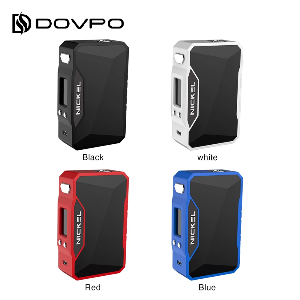 Новый оригинальный бокс-мод Dovpo Nickel TC 230 Вт с цветным экраном TFT 0 96 дюйма и