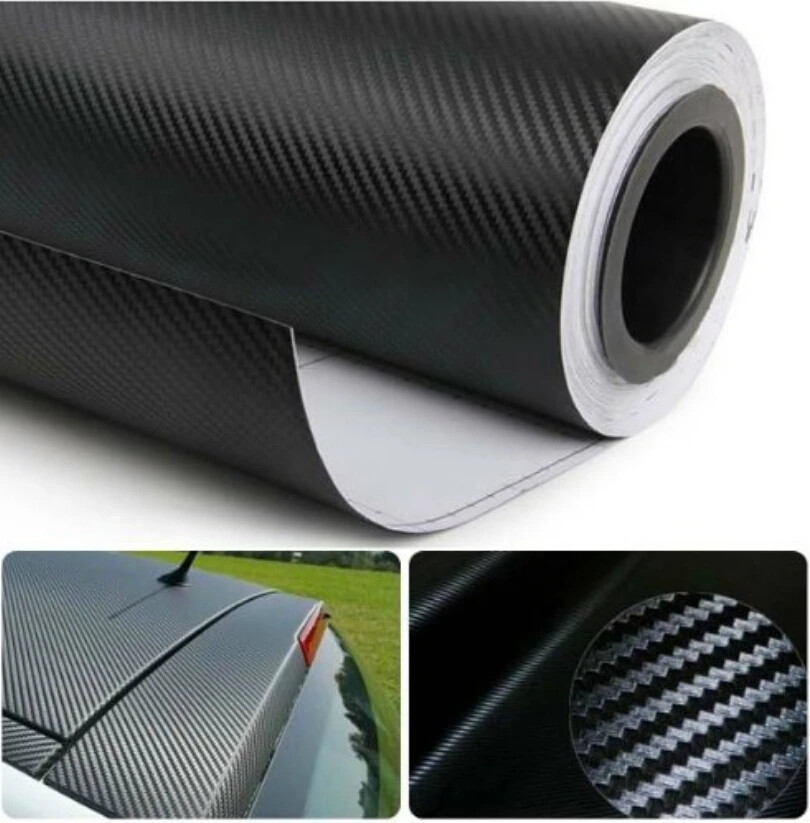 

3D Carbon Fiber Car Stickers Decals Vinyl Film Autofor fiat grande punto seat ibiza bmw e87 nissan juke bmw serie 1 vw golf 6