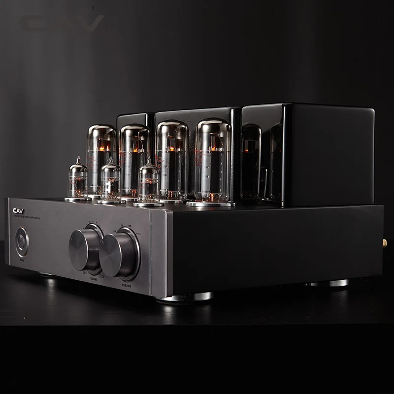 CAV T-6a Hi-Fi ламповый аудио усилитель EL34 Five Pole power Tube домашний кинотеатр усилители HiFi 2,0 канальный 14 Вт HQ ламповый усилитель