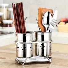 A1 держатель из нержавеющей стали палочками коробка для хранения стене висит корзинка для палочек для еды бытовой палочки со сливными отверстиями Лу 41918