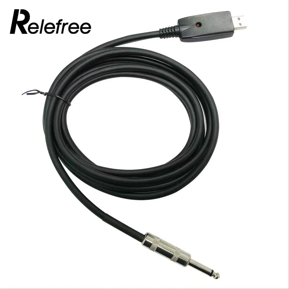 Black Band USB Guitar Cable USB Guitar Cord Guitar USB Conversion 300cm