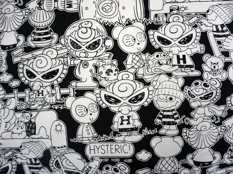 

90*145cm Printed Japan Cartoon Diy Handmade Patchwork Canvas Fabric Cloth Home Textile Sewing Diy Tablecloth Sofa Cover