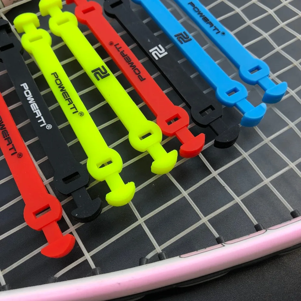 4 шт. силиконовая Пряжка крюк Теннисный Амортизатор для уменьшения Tenis Вибрация ракетки Амортизаторы