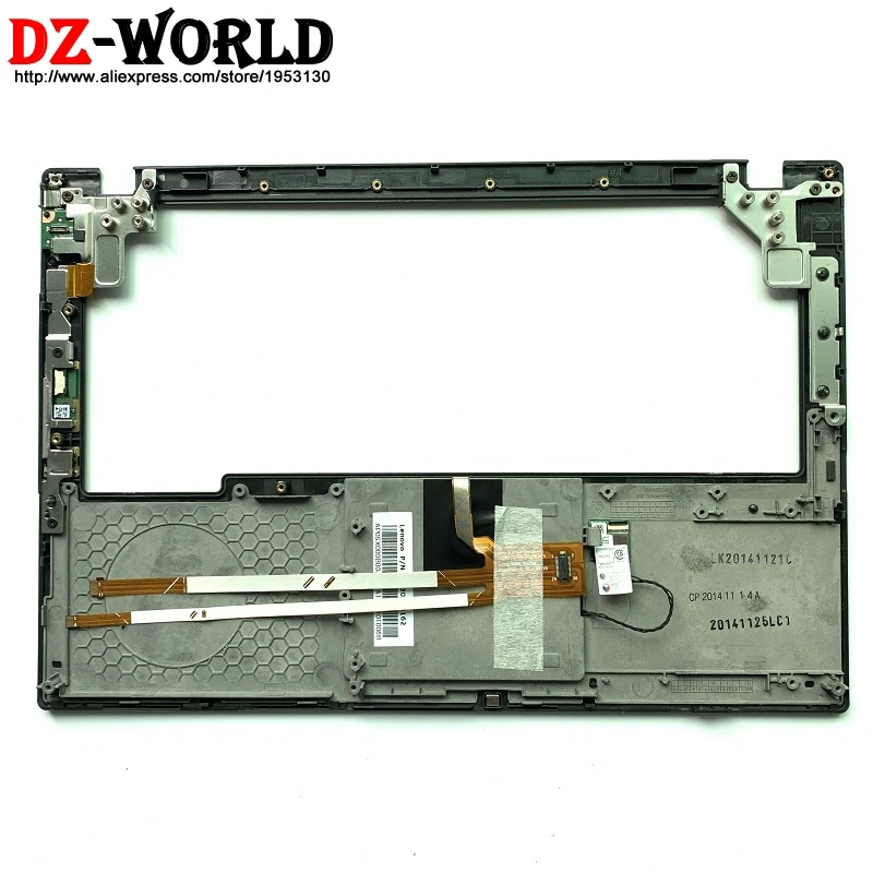 Новая Оригинальная клавиатура с ободком Упор для рук для lenovo ThinkPad X240 X250 с тачпадом и NFC считыватель отпечатков пальцев Переключатель платы 04X5182